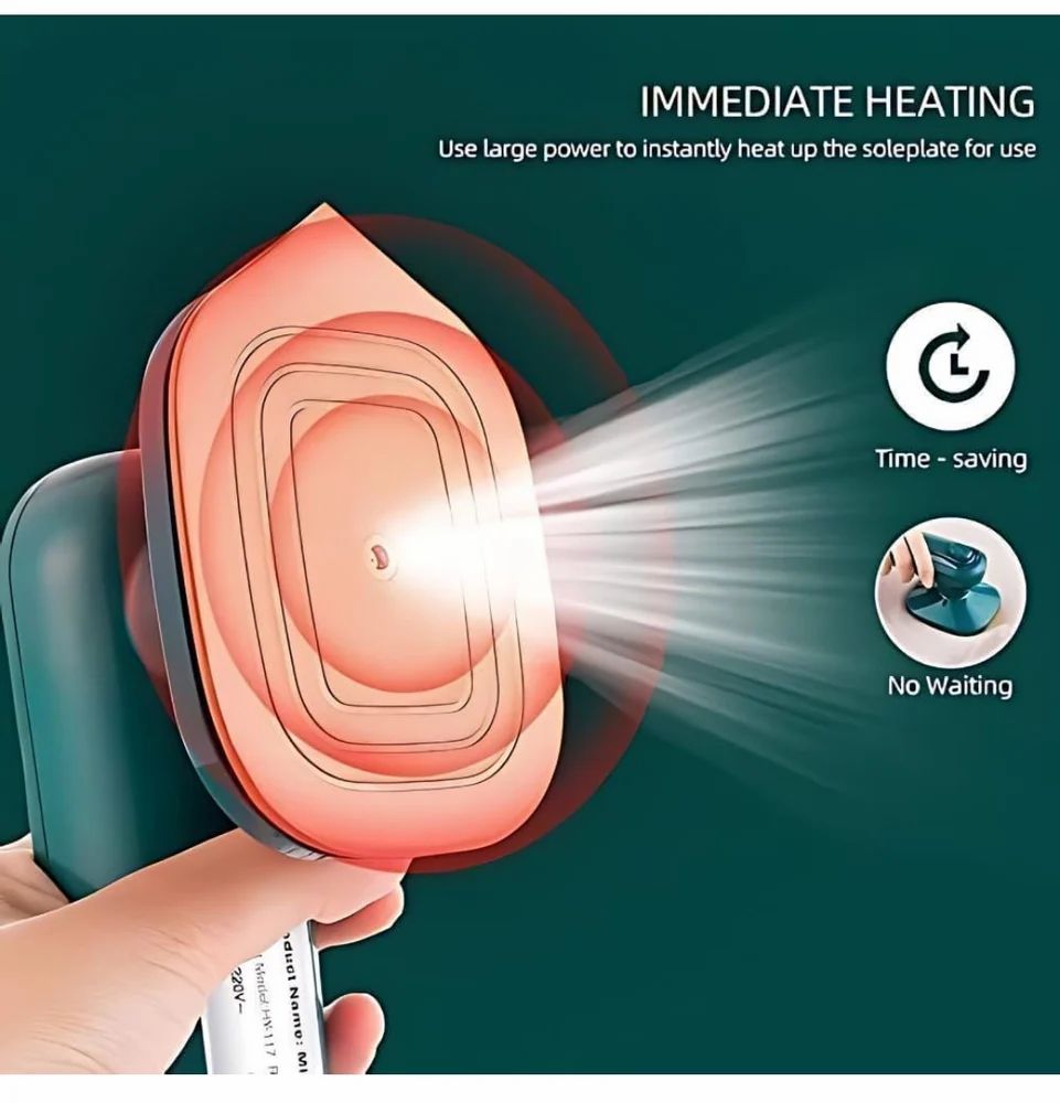 JenRox Mini Steam Iron – Portable Travel-Friendly Wrinkle Remover - Image 4